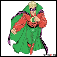 How to Draw Alan Scott the First Green Lantern