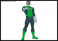 How to Draw Green Lantern