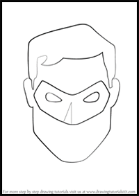 How to Draw Green Lantern’s Face