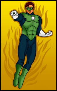 How to Draw the Green Lantern