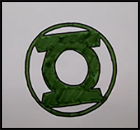 How to Draw the Green Lantern Logo