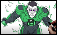 How to Draw Evil Green Lantern