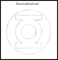 How to Draw Green Lantern Logo