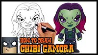 How to Draw Gamora | Guardians of the Galaxy