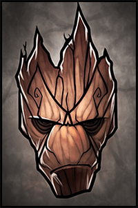 How to Draw Groot Easy