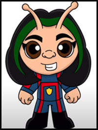 How to Draw Mantis | Guardians of the Galaxy Vol 3