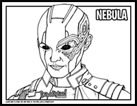 How to Draw NEBULA (Avengers: Endgame) Drawing Tutorial