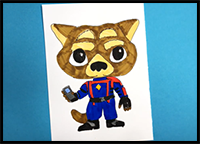 How to Draw Rocket Raccoon | Guardians of the Galaxy 3