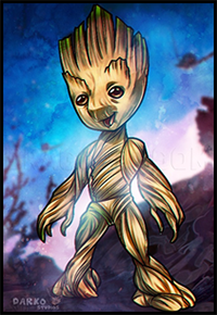 Drawing Baby Groot