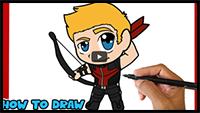 How to Draw Hawkeye | The Avengers
