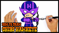 How to Draw Hawkeye | The Avengers