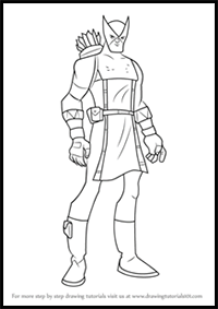 How to Draw Hawkeye from The Avengers - Earth's Mightiest Heroes!