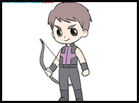 How to Draw Hawkeye