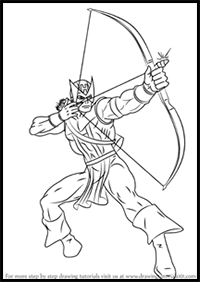 How to Draw Hawkeye