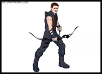 How to Draw Hawkeye