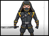 How to Draw Hawkeye from Avengers Endgame Step by Step