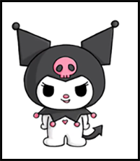 How to Draw Kuromi Easy