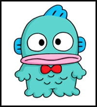 How to Draw Hangyodon Easy