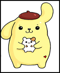 How to Draw Pompompurin Easy