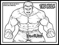 How to Draw THE HULK (Avengers: Infinity War) Drawing Tutorial