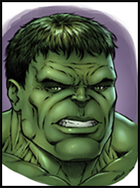 How to Draw the Hulk - Step by Step