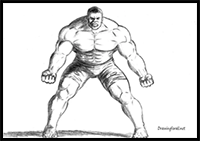 How to Draw the Incredible Hulk
