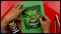 The Hulk Speed Drawing