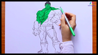 How to Draw Hulk in Easy Steps