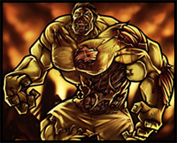 How to Draw Zombie Hulk