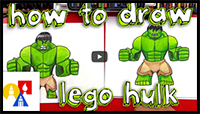 How to Draw Lego Hulk