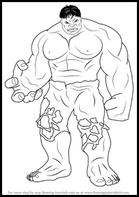 How to Draw The Hulk