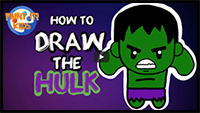 Drawing for Kids - How to Draw The Hulk