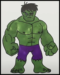 How to Draw Hulk? Easy Beginner's Tutorial