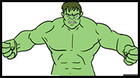 How to Draw the Hulk