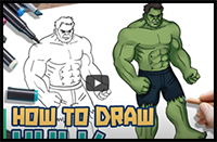 How to Draw Hulk from Infinity War