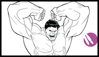 How to Draw Hulk Smash! | Step By Step | Marvel