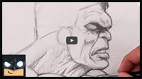 How to Draw The Hulk | Sketch Tutorial