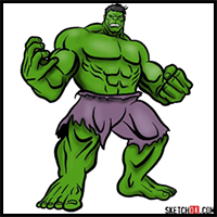 How to Draw The Hulk