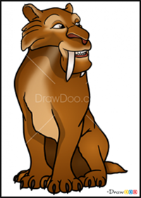 How to Draw Diego, Ice Age