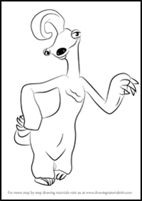 How to Draw Rachel from Ice Age