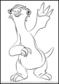 How to Draw Marshall from Ice Age