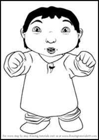 How to Draw Roshan from Ice Age