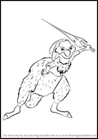 How to Draw Raz from Ice Age