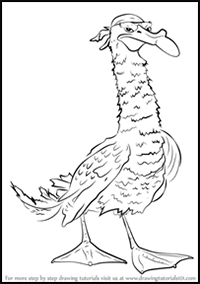 How to Draw Silas from Ice Age