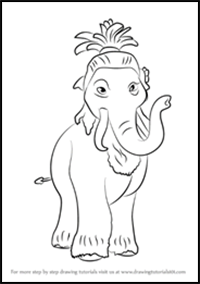 How to Draw Katie from Ice Age