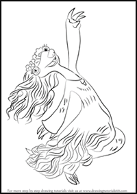 How to Draw Brooke from Ice Age