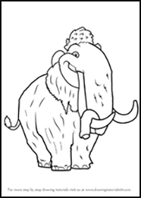 How to Draw Julian from Ice Age