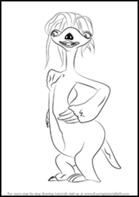 How to Draw Sylvia from Ice Age