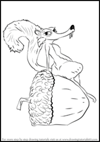 How to Draw Scratte from Ice Age