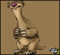 How to Draw Sid from Ice Age